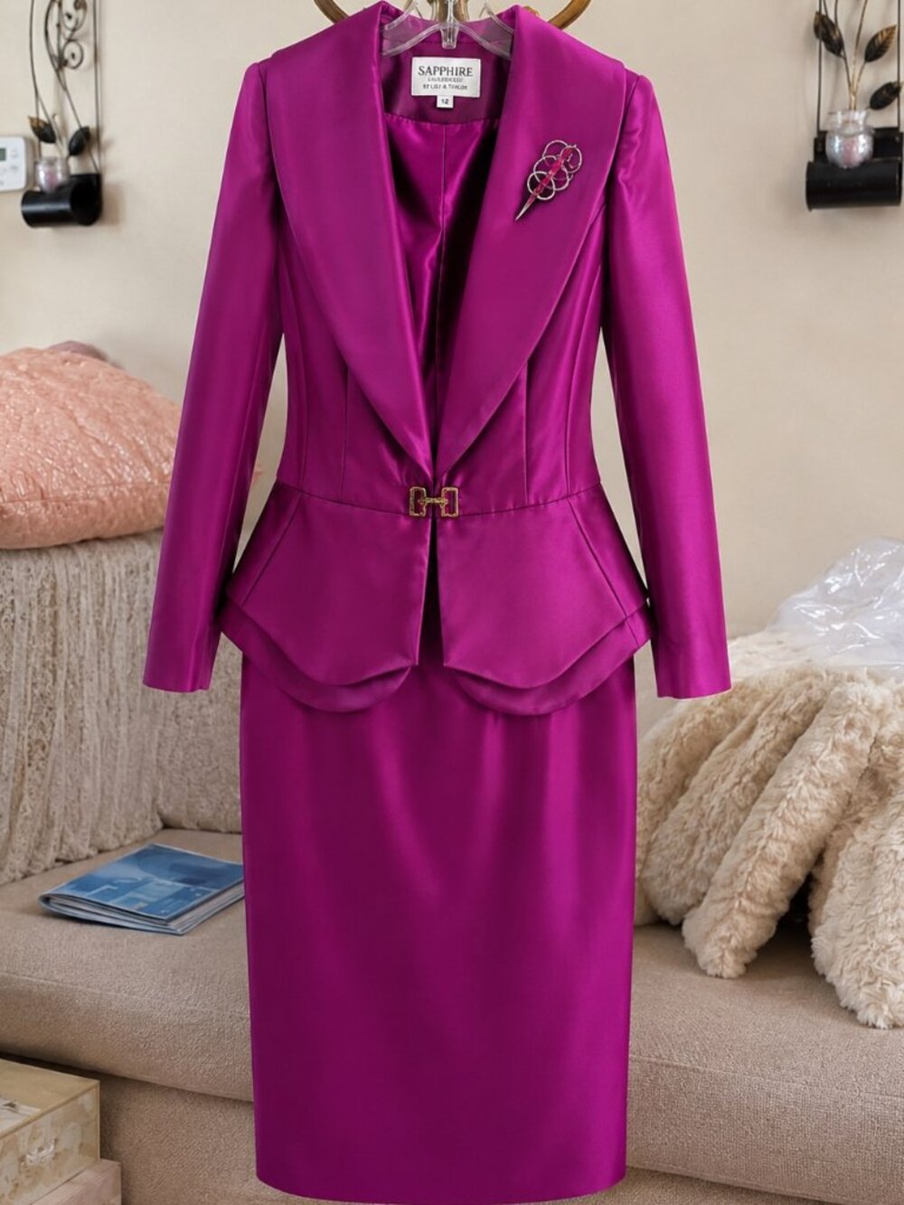 Sapphire Lisa Rene Collection 3-Piece Suit